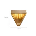 Lumino led wandlampe geometrisches muster schwarz weiss warmweiss energiesparend modern design xlumina9