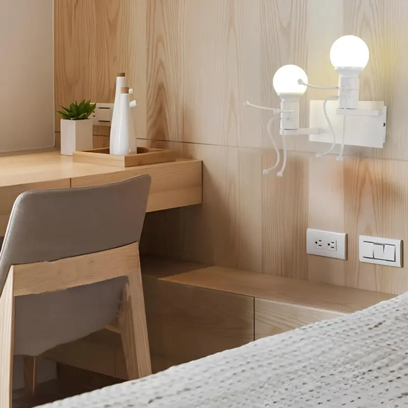 Luminoart led wandleuchte modern minimalistisch warmweiss 12w xlumina