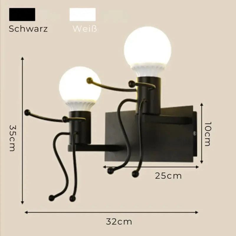 Luminoart led wandleuchte modern minimalistisch warmweiss 12w xlumina