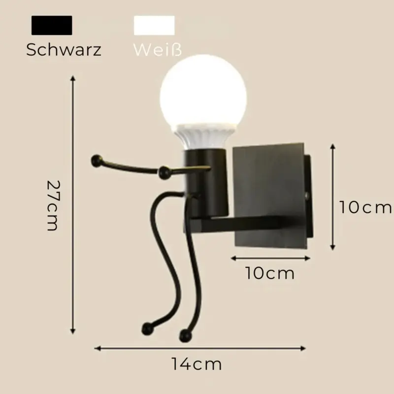 Luminoart led wandleuchte modern minimalistisch warmweiss 12w xlumina