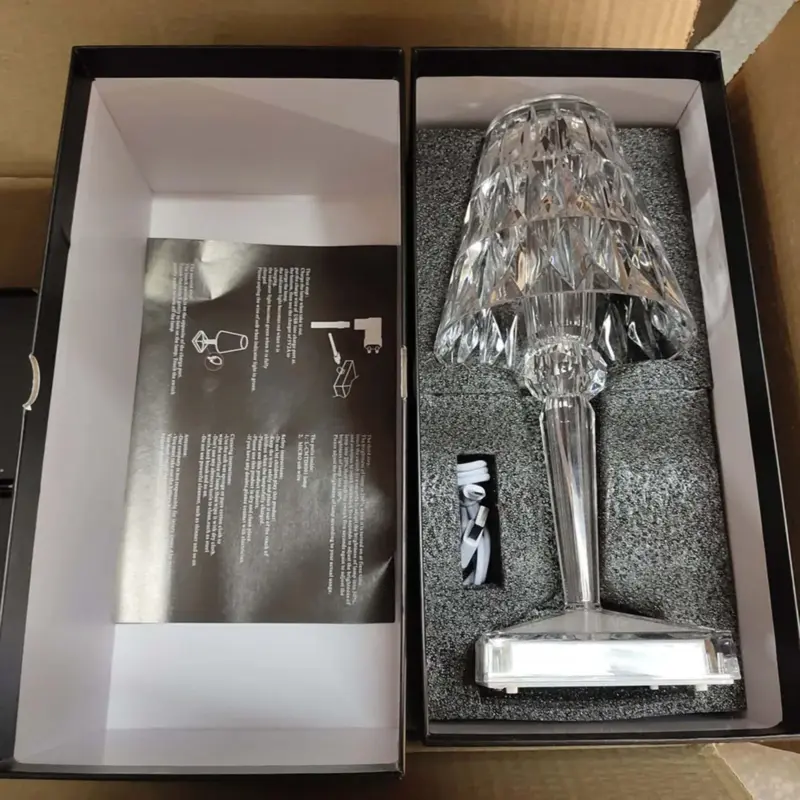 Luminouscrystal acryl kristall tischlampe luxuriose beleuchtung wohnzimmer xlumina