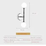 Luminouscrystal led kristall wandleuchte funkelnd wohnzimmer schlafzimmer xlumina