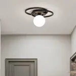 Luminousglobe deckenleuchte led modern zeitlos schwarz gold weiss energieeffizient xlumina