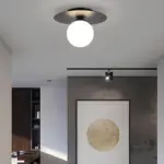 Luminousglobe deckenleuchte led modern zeitlos schwarz gold weiss energieeffizient xlumina