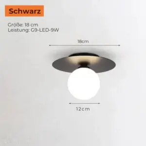 Homeko - Glass ball ceiling lamps