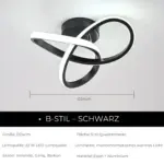 Luminouspath moderne led deckenlampe energiesparend minimalistisch elegant xlumina