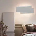 Luminova minimalistische led wandlampe aluminium modern wohnzimmer schlafzimmer flur warmweiss kaltweiss 9w 12w 18w xlumina