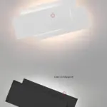 Luminova minimalistische led wandlampe aluminium modern wohnzimmer schlafzimmer flur warmweiss kaltweiss 9w 12w 18w xlumina