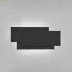 Luminova minimalistische led wandlampe aluminium modern wohnzimmer schlafzimmer flur warmweiss kaltweiss 9w 12w 18w xlumina