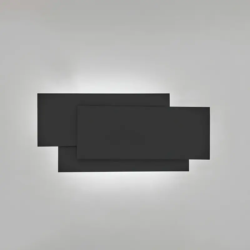 Luminova minimalistische led wandlampe aluminium modern wohnzimmer schlafzimmer flur warmweiss kaltweiss 9w 12w 18w xlumina