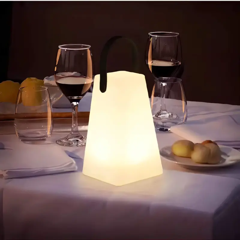 Lumishade led tischlampe mit farbwechsel fernbedienung 20cm wohnzimmer buro xlumina2