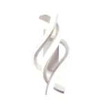 Lumispiral zeitgenossische led Wandleuchte spiral design modern warmweiss schwarz gold 12w xlumina