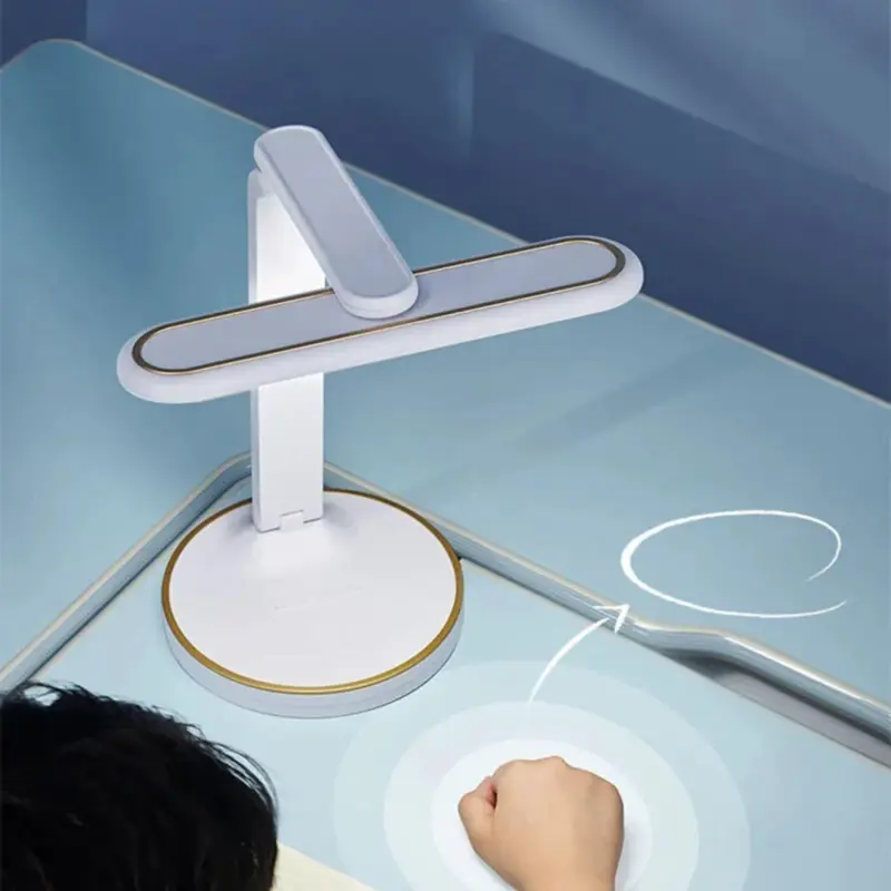 Lumitime led tischlampe uhr licht wohnraum buro schwarz weiss grau xlumina