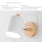 Lumolight skandinavische wandhangelampe holz modern natur wohnzimmer flur xlumina3