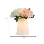 Luna elegante glas tischleuchte art deco nachtlampe romantische schlafzimmer lichtquelle xlumina7