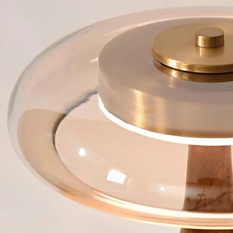 Luxekupfer moderne tischlampe kupfer wohnzimmer beleuchtung modern xlumina