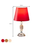 Luxlicht design glastafellampe verjungte form glasblocke elegante tischlampe wohnzimmer schlafzimmer xlumina3
