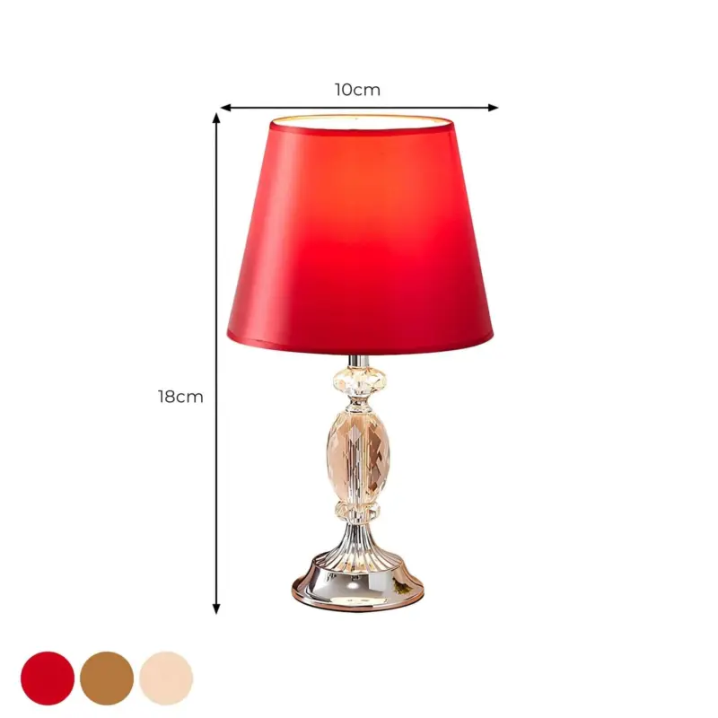 Luxlicht design glastafellampe verjungte form glasblocke elegante tischlampe wohnzimmer schlafzimmer xlumina3