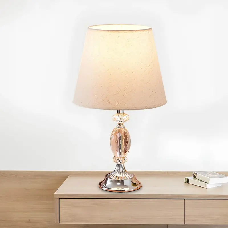 Luxlicht design glastafellampe verjungte form glasblocke elegante tischlampe wohnzimmer schlafzimmer xlumina7