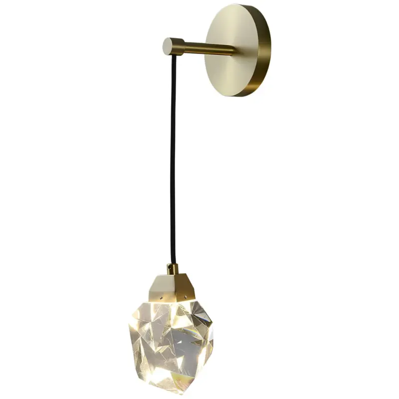 Luxorlicht moderne wandleuchte kristalle led warmweiss energiesparend wohnzimmer schlafzimmer flur xlumina