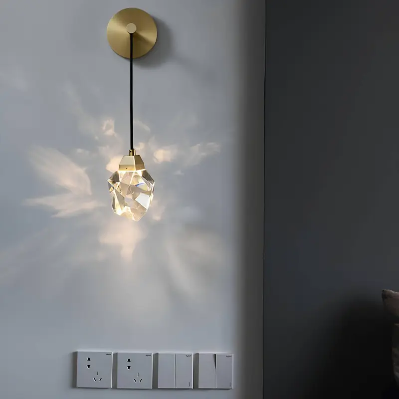Luxorlicht moderne wandleuchte kristalle led warmweiss energiesparend wohnzimmer schlafzimmer flur xlumina2