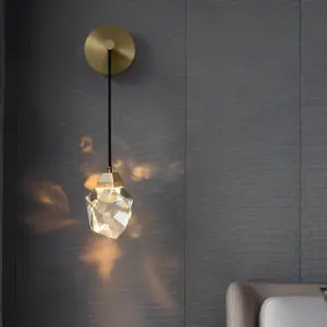 Homeko - Modern Wall Lamp with Crystals