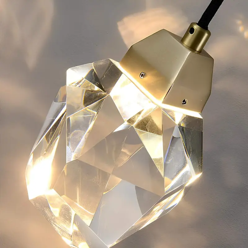 Luxorlicht moderne wandleuchte kristalle led warmweiss energiesparend wohnzimmer schlafzimmer flur xlumina6