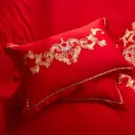 Luxury 100 Cotton Classicism Wedding Bedding Set Embroidery Arc edge Duvet Cover Bed Sheet Pillowcases Queen 3714349e 2784 4445 9ed2 861246a32a7a