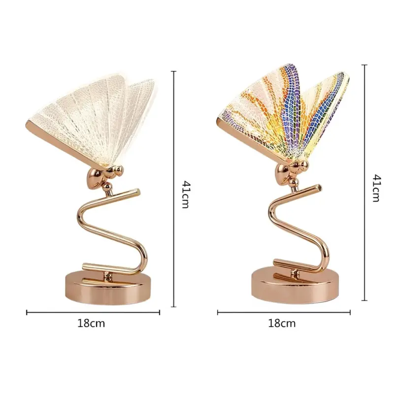 Luxus schmetterlingsTischlampe deckenleuchte modern elegant wohnzimmer beleuchtung xLumina