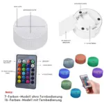 Magiccolor led tischlampe rgb farbwechsel modern xlumina