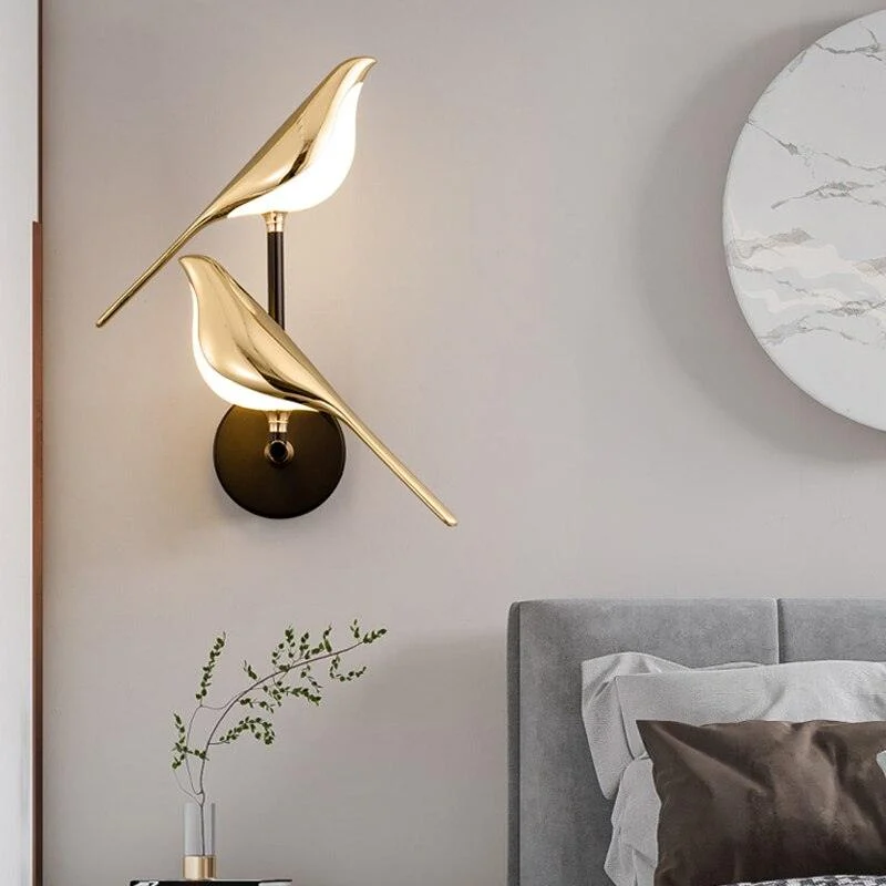 Mainimage2creativiteit Vogel Ontwerp Gold Plating Led Wandlampen Gang Trappen Blaker Lamp Woonkamer Slaapkamer Decor Verlichtingsarmaturen 5b2f1ac7 B925 490d A474 Bdf534e87728