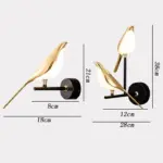 Mainimage5Creativiteit Vogel Ontwerp Gold Plating Led Wandlampen Gang Trappen Blaker Lamp Woonkamer Slaapkamer Decor Verlichtingsarmaturen 49878e3f d305 4fa0 98cc 75341d0dc749