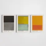 Mark rothko abstract colour canvas poster