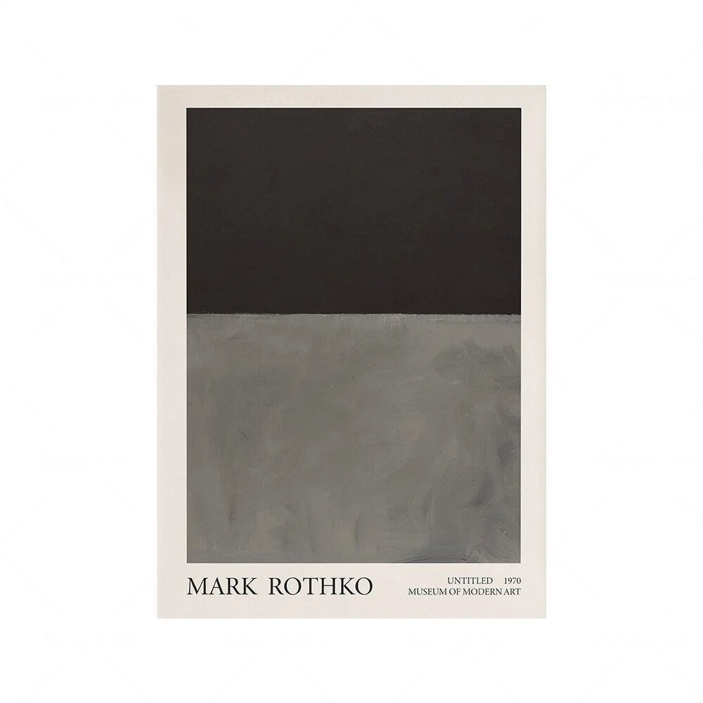 Mark Rothko Abstract Colour Canvas Poster 568743