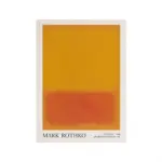 Mark rothko abstract colour canvas poster