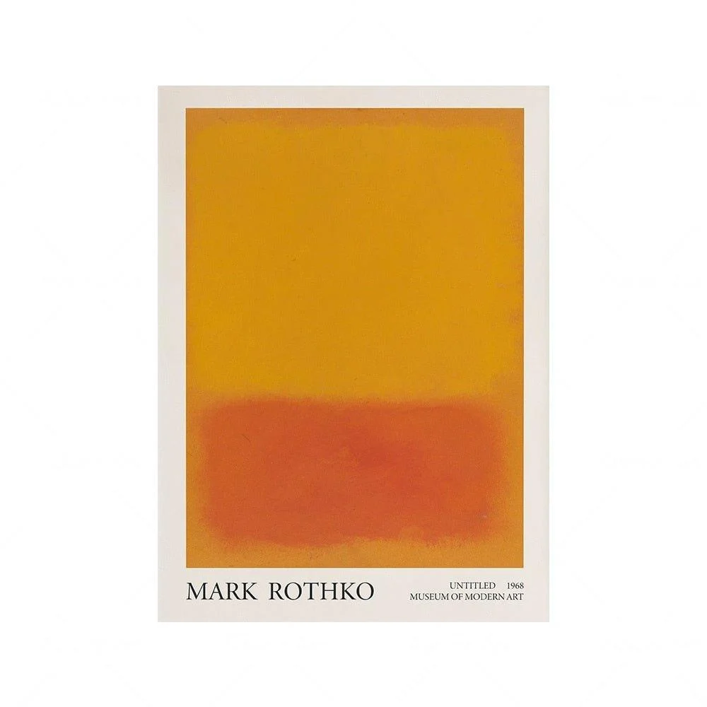 Mark Rothko Abstract Colour Canvas Poster 700095