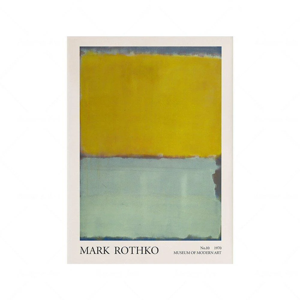 Mark Rothko Abstract Colour Canvas Poster 705806