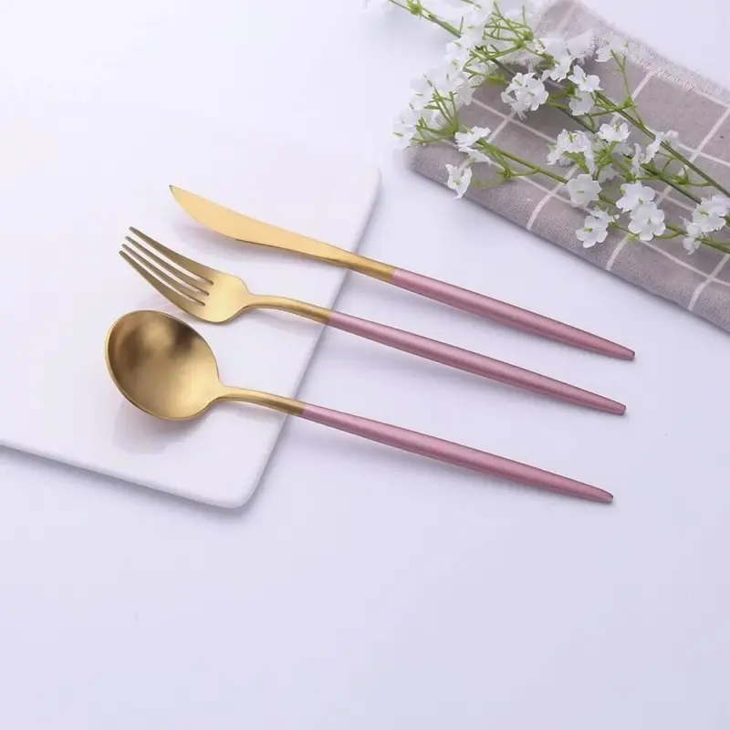 Matte gold tableware kitchen utensils pi main