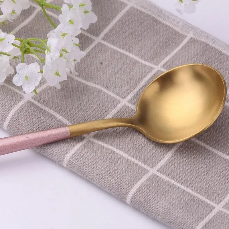 Matte gold tableware kitchen utensils pi main