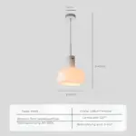Medievalsimplicity glashaengelampe transparent bronze 25cm 30cm 35cm xlumina