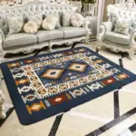 Mediterranean carpet large living room rug
