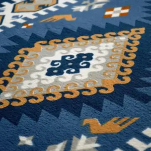 Mediterranean Carpet Large Living Room Rug