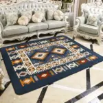 Mediterranean carpet large living room rug