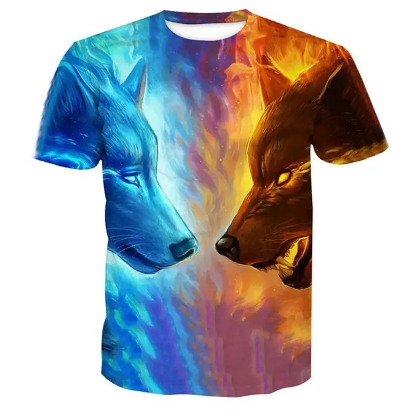 Mens t shirt graphic animal plus size print short sleeve halloween tops mens clothing yellow s dailysale