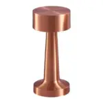 Metallic coloured led table lamp