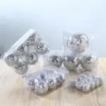 Mini rotating mirrored glass disco balls