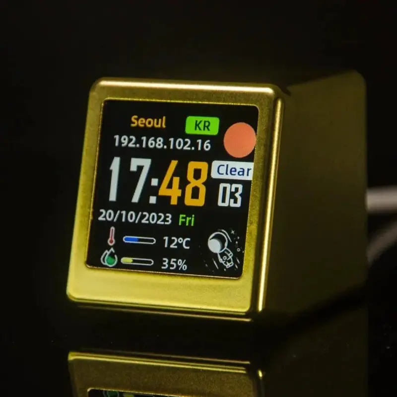 Mini smart wifi multi function clock