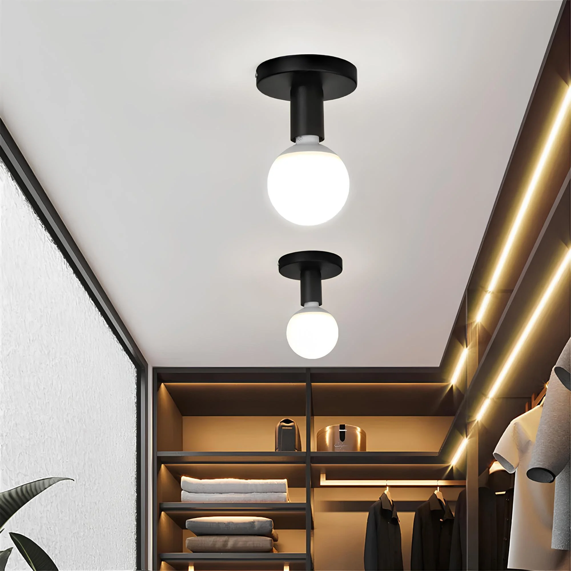 Minimal Aura Moderne Led Deckenleuchte Minimalistisches Design Energieeffizient Dimmfunktion Xlumina 1