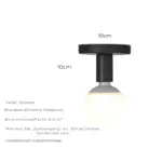 Minimal aura moderne led deckenleuchte minimalistisches design energieeffizient dimmfunktion xlumina