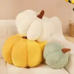 Minimal halloween pumpkin cushion